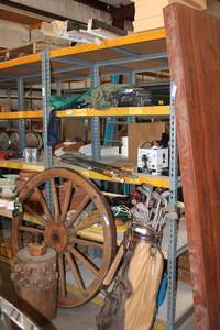 lot 728 image: 5-Shelf Muscle Rack Shelving CONTENTS NOT INCLUDED - PICKUP MONDAY AFTER 3 OR TUESDAY