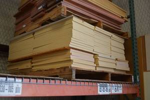 lot 899 image: Pallet of Wood Shelves Approx. 132