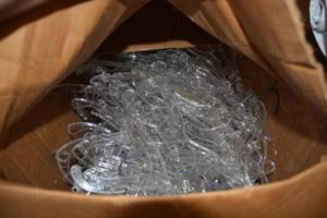 lot 1014 image: Plastic Hangers with Hook - 1 Box