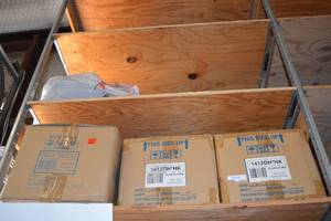 lot 1013 image: Plastic Hangers with Hook - 6 Boxes