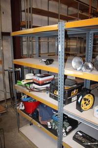 lot 651 image: 5-Shelf Muscle Rack Shelving CONTENTS NOT INCLUDED - PICKUP MONDAY AFTER 3 OR TUESDAY