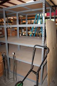 lot 658 image: 5-Shelf Muscle Rack Shelving CONTENTS NOT INCLUDED - PICKUP MONDAY AFTER 3 OR TUESDAY