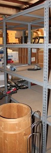 lot 662 image: 5-Shelf Muscle Rack Shelving CONTENTS NOT INCLUDED - PICKUP MONDAY AFTER 3 OR TUESDAY