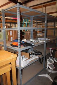 lot 667 image: 5-Shelf Muscle Rack Shelving CONTENTS NOT INCLUDED - PICKUP MONDAY AFTER 3 OR TUESDAY
