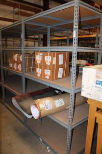 lot 681 image: 5-Shelf Muscle Rack Shelving CONTENTS NOT INCLUDED - PICKUP MONDAY AFTER 3 OR TUESDAY
