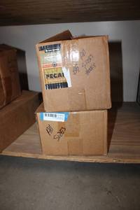 lot 703 image: Slat Wall Chrome Hooks - 2 Boxes