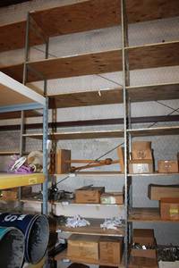 lot 685 image: 3-Sections of Industrial Shelving Units (Contents not Included) - PICKUP MONDAY AFTER 3 OR TUESDAY