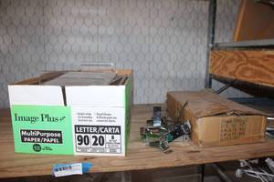 lot 706 image: Slat Wall Chrome Hooks Assortment and Plastic Displays, see pictures