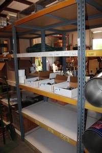 lot 715 image: 5-Shelf Muscle Rack Shelving CONTENTS NOT INCLUDED - PICKUP MONDAY AFTER 3 OR TUESDAY