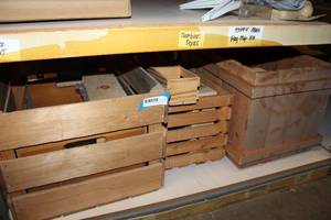 lot 724 image: Wooden Crates as shown