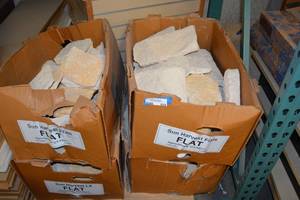 lot 978 image: Sun Harvest Flat Wall Stones - 4 Boxes