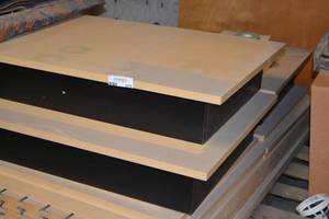 lot 975 image: Black and White Display Platforms
