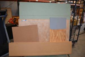 lot 992 image: Dry Wall, Boards and Shelves as shown