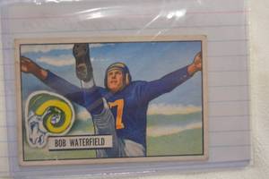 lot 1027 image: Bob Waterfield Trading Card