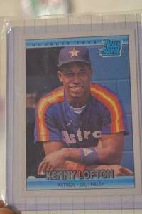 lot 1035 image: 1992 Kenny Lofton Rated Rookie Card