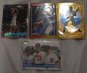 lot 1041 image: Matt Geiger, Charlie Lea, Kenny Lofton, All Star Righties Cards