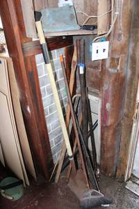 lot 7 image: Walking sticks, tools and more