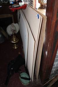 lot 8 image: 18 panel sheets 4x8 and other