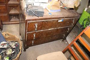 lot 52 image: Vintage Dresser and contents (items on Top Not Included)