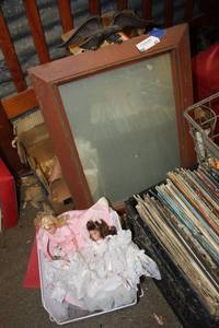 lot 63 image: Eagle mirror and Barbies in Dresses