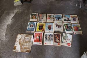 lot 71 image: Vintage Coke Ads, and pictures from 50s -70s