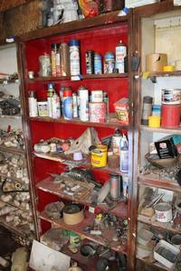 lot 120 image: Metal Shelf Only - Contents not included