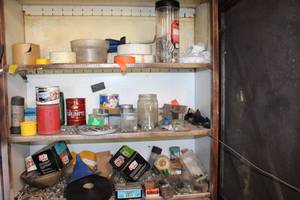 lot 123 image: Contents of top 3 Shelves