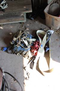 lot 158 image: Strapping, lift straps, ratchet straps and more