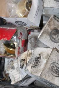 lot 168 image: Large quantity of Door hardware, deadbolts, and more many unopened