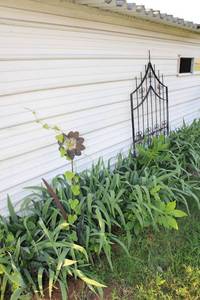 lot 284 image: Black Wire Garden planter climb and flower