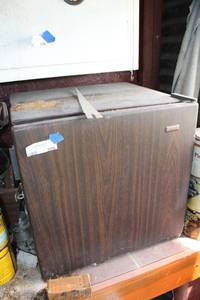 lot 209 image: Dorm Size Kenmore Fridge (condition unknown)