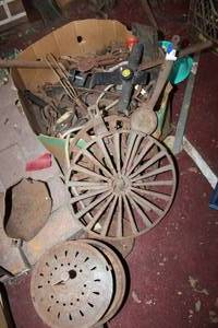 lot 231 image: Vintage Tools,  antique sorter sifter and more