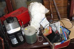 lot 255 image: DVDs, Krups Coffee Maker, CDs,
