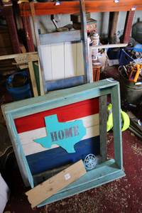 lot 257 image: Home Decor Texas Home Sign, Adventure Sign, and More
