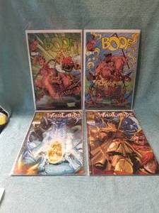 lot 77 image: Selection of 4 comic books - Boof #1 & #2, WarLands #6 & 7