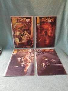 lot 95 image: Selection of 4 comic books - Shidima #1, 2, 3, and 7 - Image comics