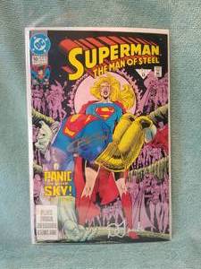 lot 101 image: Superman The Man of Steel - DC Comic #10 - Signed by artist Bogdanove and Janke