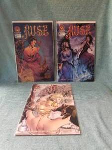 lot 131 image: Ruse comic books #2, 4, and 8