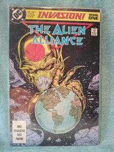 lot 155 image: The Alien Alliance DC Comic - Invasion #1