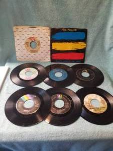 lot 115 image: Selection of 45 lps