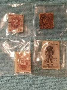 lot 187 image: Selection of 4 vintage stamps
