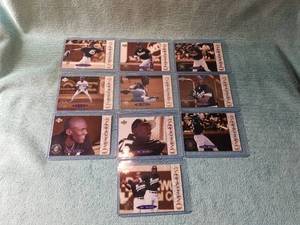 lot 191 image: 1995 Upper Deck-One on One - Michael Jordan baseball cards