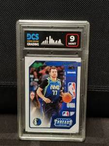 lot 27 image: 2019-20 Panini - Luka Doncic basketball card graded 9