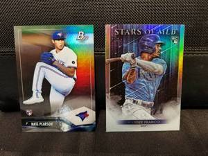 lot 108 image: Selection of 2021 Bowman Limited and 2022 Topps baseball cards