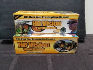 lot 210 image: HD Vision wraparound sunglasses - new in box - total of 2