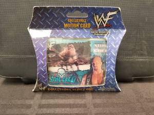 lot 222 image: Stone Cold Steve Astin - collectible motion card