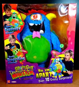 lot 8 image: RARE Gross Out Target Exclusive Doodle Monster - HARD TO FIND UNOPENED BOX $$