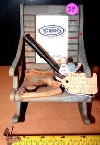 lot 29 image: YOUNGS INCORPORATED ROCKING CHAIR PICTURE FRAME