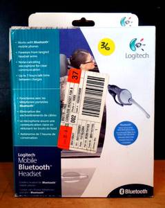 lot 36 image: LOGITECH MOBILE BLUETOOTH HEADSET - NIB