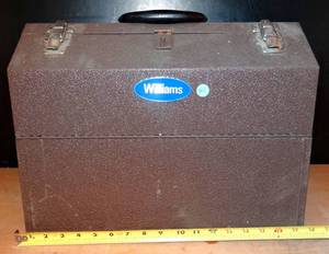lot 41 image: LARGE MULTI-TIER WILLIAMS METAL TOOL BOX - EX CONDITION